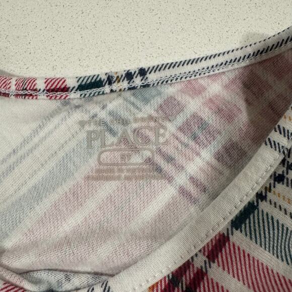 Children's Place Toddler Girl 5T Holiday Plaid Dress - Picture 3 of 4